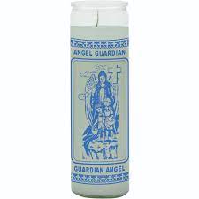 CANDLE GUARDIAN ANGEL WHITE 12PK