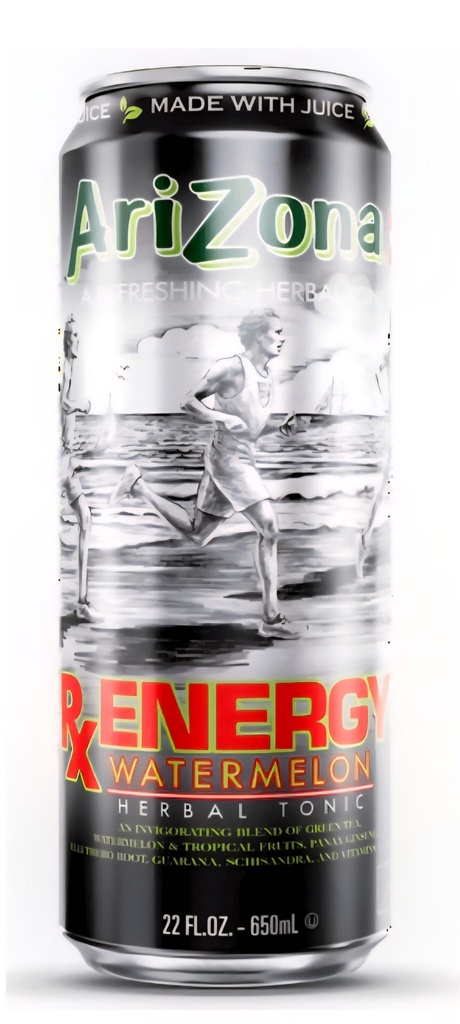 [613008771300] ARIZONA ENERGY WATERMELOM 22oz - 24PK