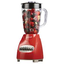[181225100147] BRENTWOOD Blender 12 Spd Glass Jar Red JB920R /4