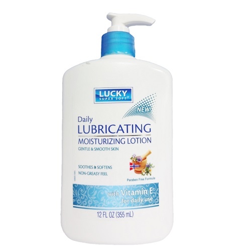 [808829120691] LUCKY Lubricating BODY Lotion VITAMIN E 12oz /12