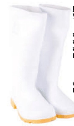 BOOTS WHITE/BOTAS #11 /6