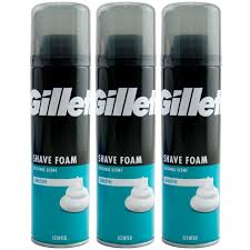 GILLETTE SHAVE FOAM SENSITIVE SKIN 8.6oz /6