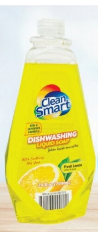 CLEAN S. DISHWASH FRESH LEMON 24 OZ / 12