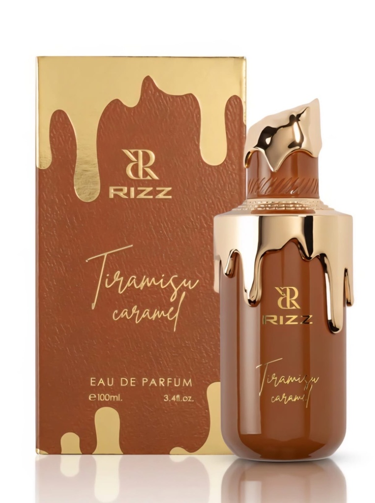 RIZZ TIRAMISU CARAMEL 3.4oz EDP PJ PERFUME /48