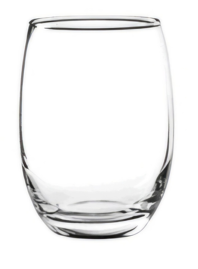 CRISTAR GLASS WINE STEMLESS MIKONOS 16oz - 12pk NO RETURNS