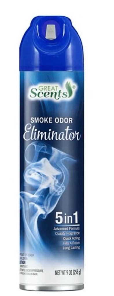 GREAT S. Air Freshener Smoke Odor Eliminator 9oz /12