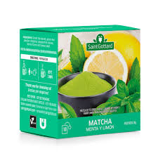 TEA MATCHA PEPPERMINT & LEMON 20gm- 0.71oz /12pk EXP 7/28