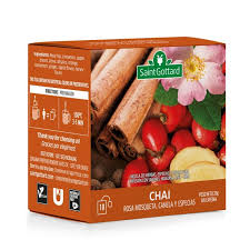 TEA Chai Rose Hip+ Cinnamon & Spices 20gm-0.71oz /12pk exp 12/28
