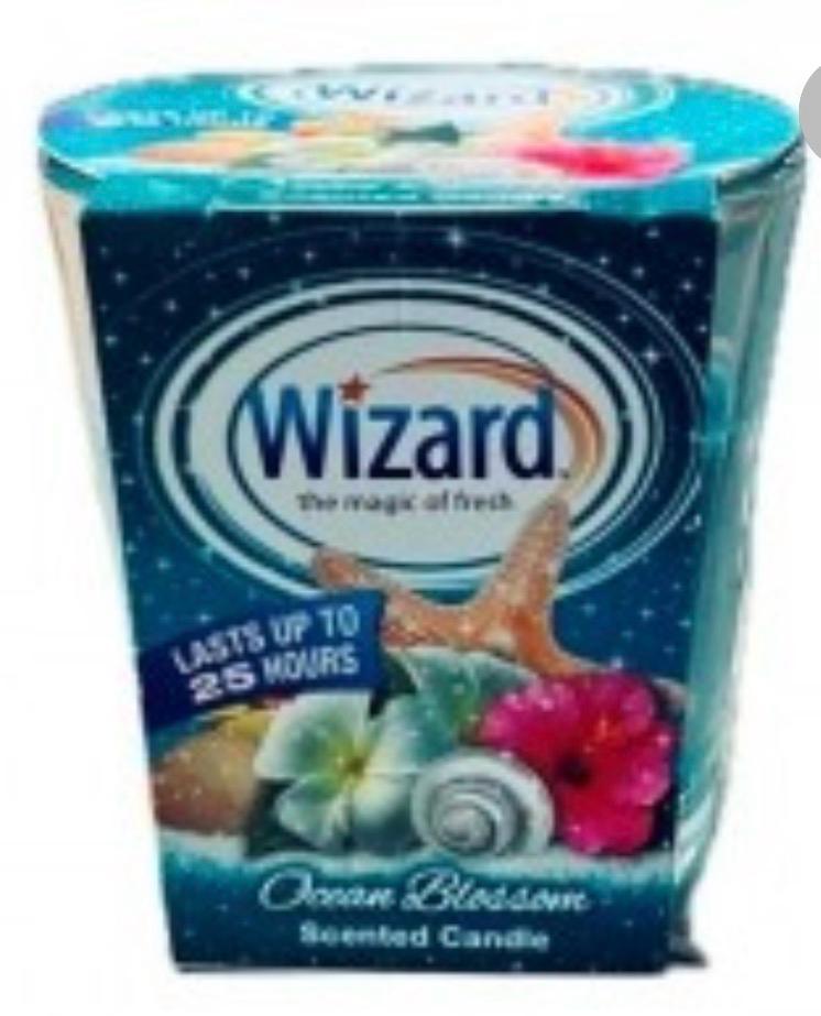 WIZARD CANDLES OCEAN BLOSSOM 3oz /12
