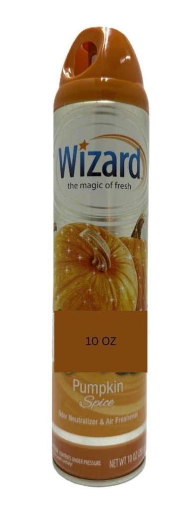 WIZARD AIR FRESHNER Pumpkin Spice 10oz /12