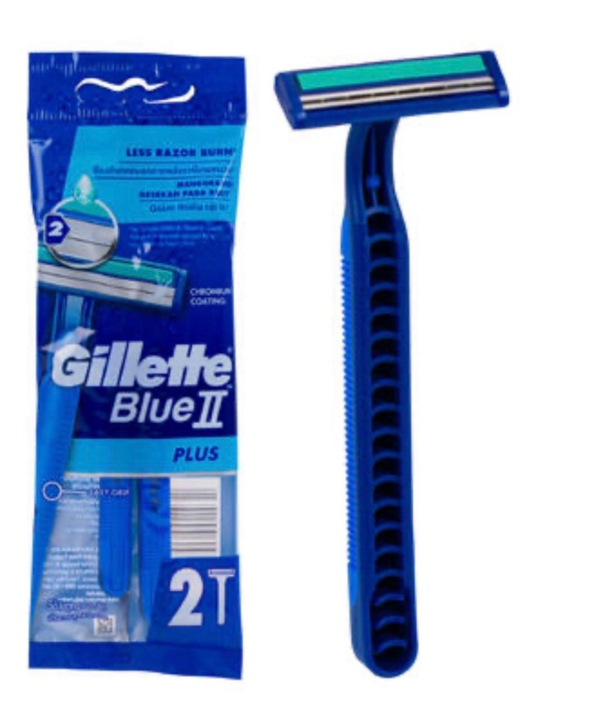 GILLETTE BLUE II RAZOR NORMAL 2CT /240