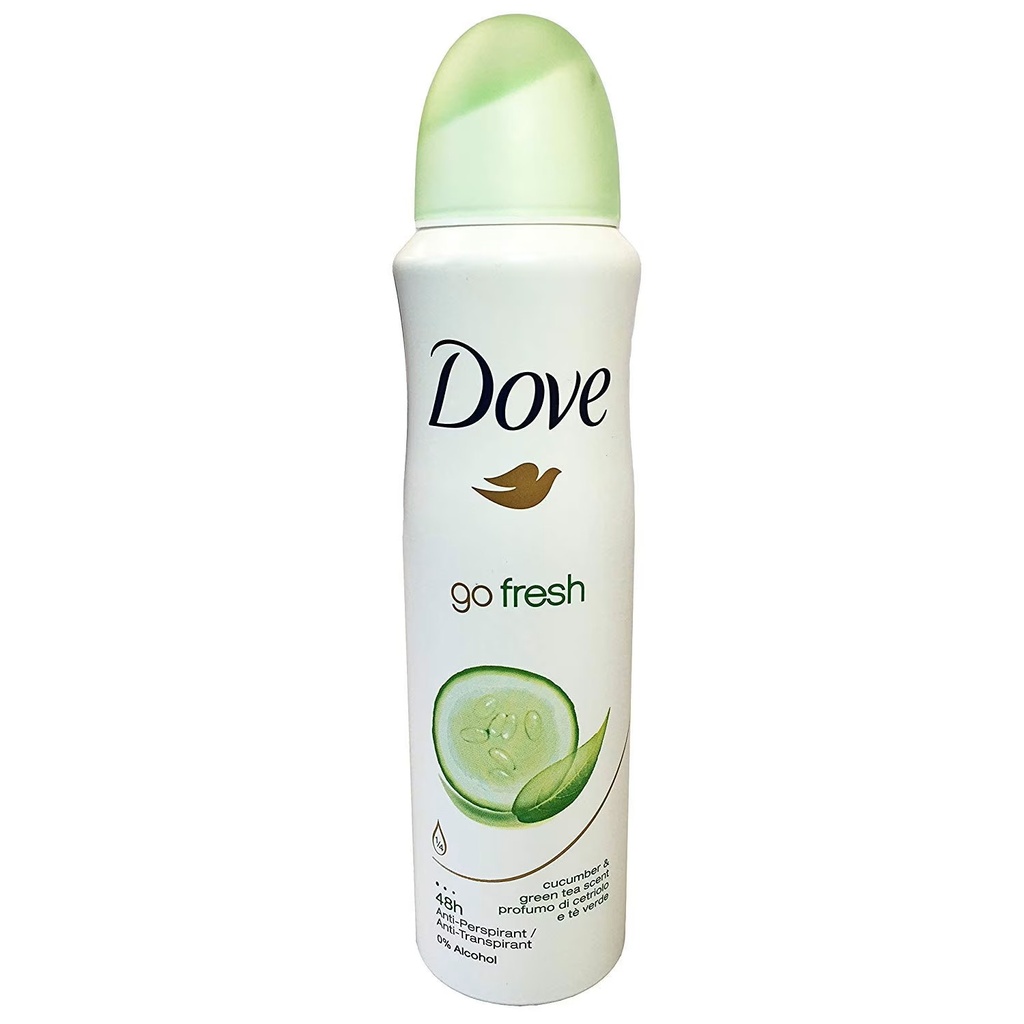 DOVE DEOD SPRAY GO FRESH CUCUMBER & GREEN T 150ml /6