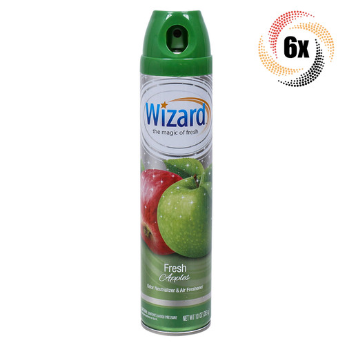 WIZARD AIR Freshener Spray FRESH APPLE 10oz /12