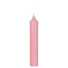 CANDLE JUMBO PINK 12PK