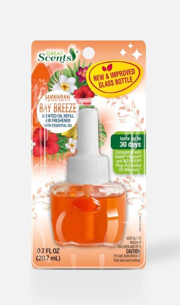GREAT S. PLUG-IN HAWAIIAN BAY BREEZE 0.7oz /12