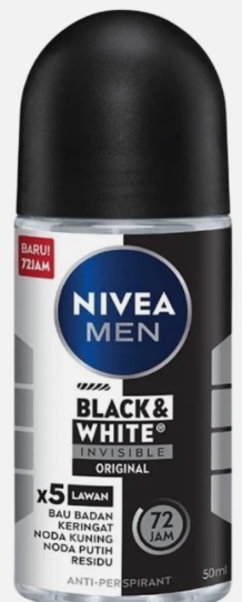 NIVEA DEOD. MEN ROLL-ON B&W Invisible Orig 50ml /24
