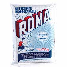 [ROMA72, 0012005404677] ROMA DETERGENT 72pk of 1/2 lb - 250gm /box