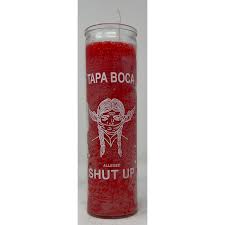 CANDLE SHUT-UP 12PK RED