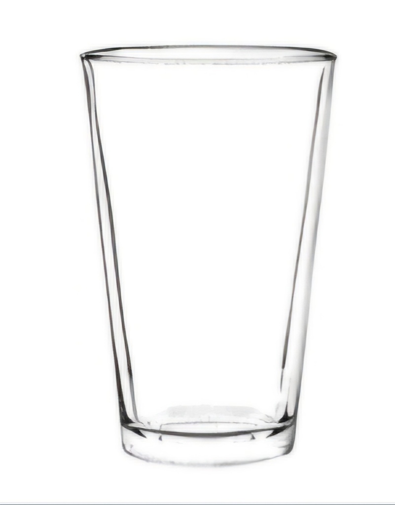 CRISTAR GLASS CUP PINT 16oz - 24pk NO RETURNS