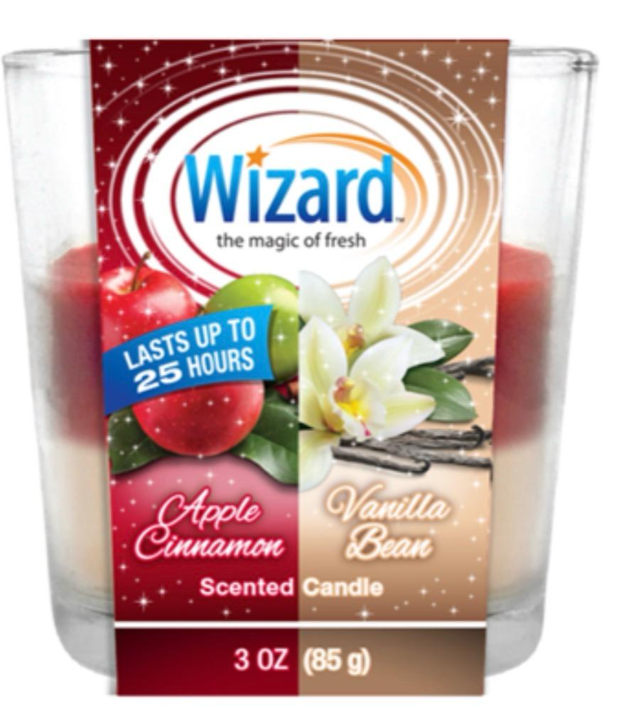 WIZARD CANDLES APPLE VANILLA 3oz /12