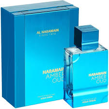[6291106814859] AL HARAMAIN AMBER OUD AQUA DUBAI PERFUME 2.5oz /U