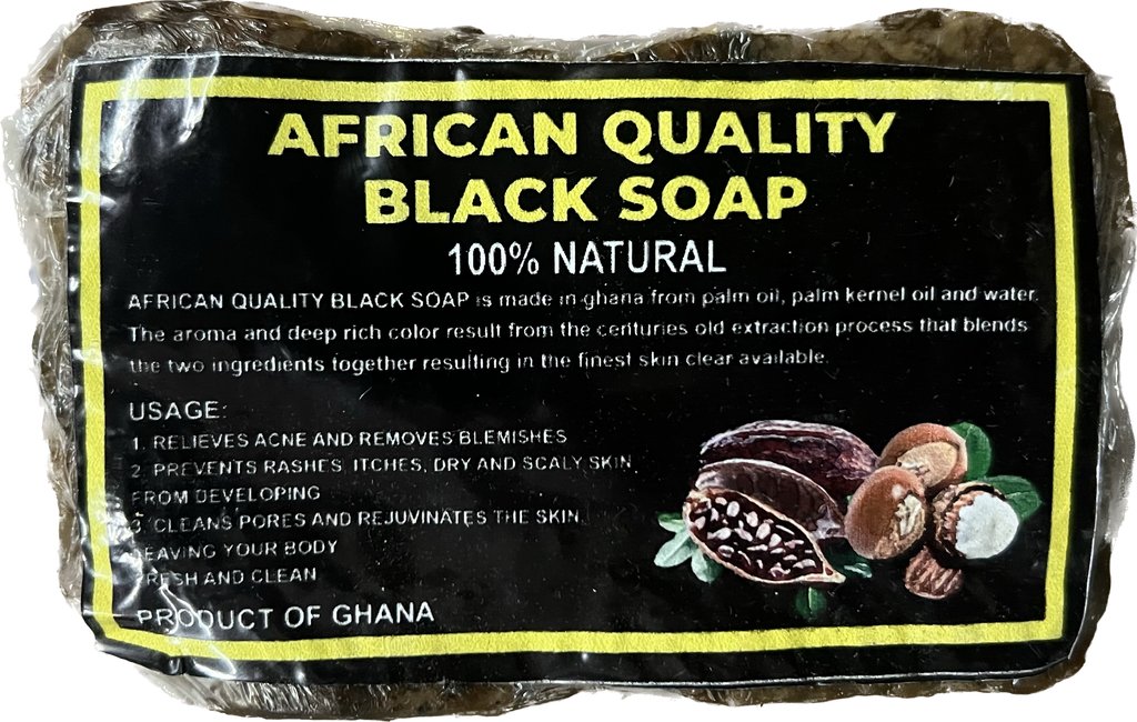 [AFRICAN BLACK SOAP] AFRICAN BLACK SOAP 16oz /36