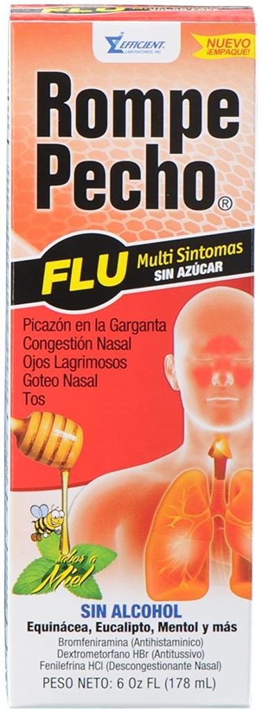 [000856351554] ROMPE PECHO FLU (Red) 6oz /24 exp 2/28