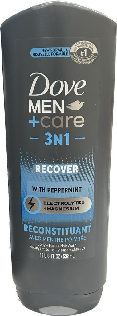 DOVE MEN + CARE BODY + FACE WASH 18oz Assorted