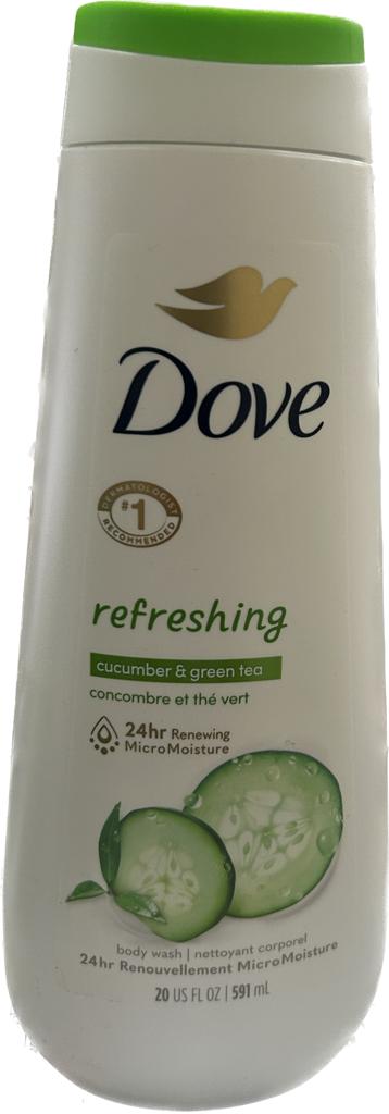 DOVE BODY WASH REFRESHING CUCUMBER 20oz /30