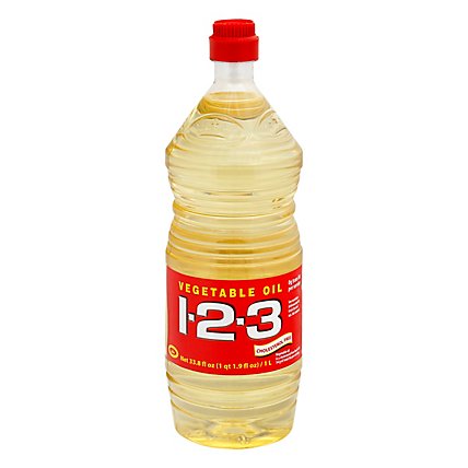 [01200591] 123 VEGETABLE OIL 16.9oz /24 exp 05/28