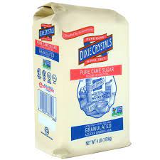 DIXIE CRYSTAL PURE CANE SUGAR 4LB /10 exp 11/27