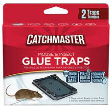 [029049001021] CATCHMASTER MOUSE GLUE TRAPS (102) 24pk X 2 = 48