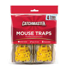 Mouse Wood Trap SML (604-12 French) 4pk X 12 = 48