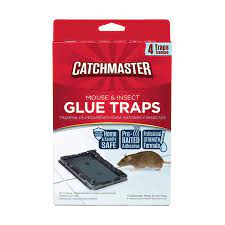 CATCHMASTER GLUE Traps (104-12 French) 12pk X 4 = 48