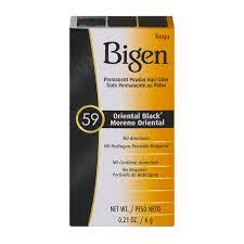 [033859905592] BIGEN HAIR COLOR #59 Oriental BLACK 6gm /12