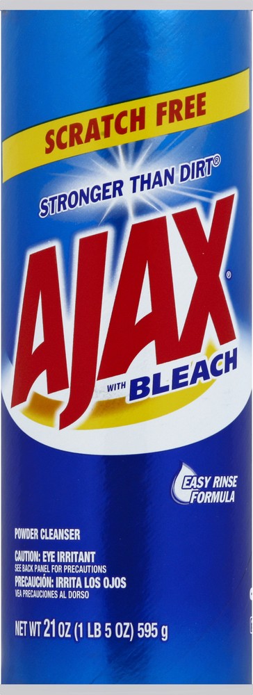 AJAX POWDER CLEANSER W/BLEACH 21oz /12