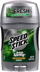 MEN'S SPEED STICK DEOD. IRISH SPRING 1.8oz /12