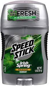 MEN'S SPEED STICK DEOD. IRISH SPRING ORIGINAL 1.8oz /12