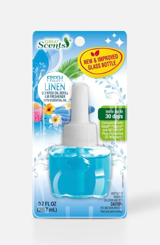 GREAT S. PLUG-IN FRESH LINEN 0.7oz /12