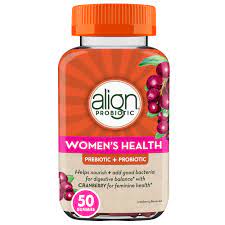 ALIGN DUAL WOMEN"S HEALTH PRE + PROBIOTIC 50gum. EXP 7/23