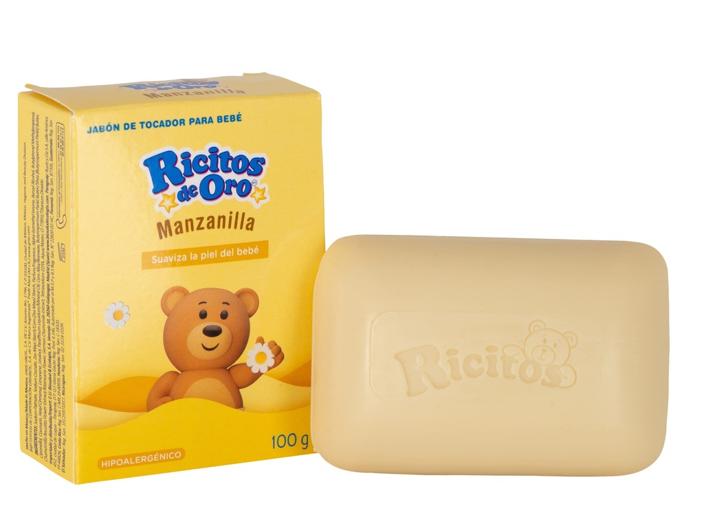 [037836000232] RICITOS DE ORO BABY SOAP MANZ 3.5oz /144