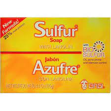 GRISI SOAP BIO SULFUR / AZUFRE 4.4oz /144 exp 3/28
