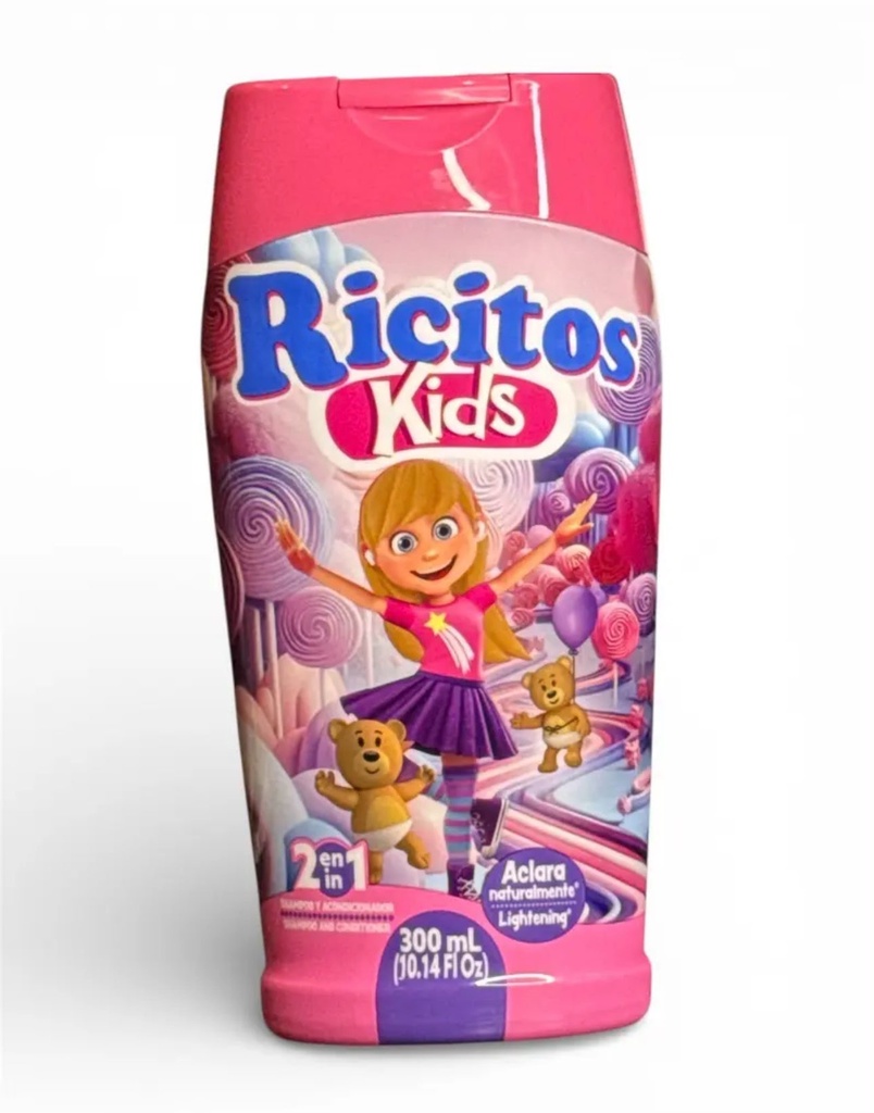 [037836084836] RICITOS KIDS SHAMPOO MANZANILLA GIRLS 2 IN 1-10.14oz /12