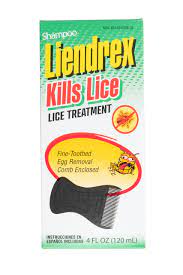LIENDREX SHAMPOO 4oz /12 exp 10/27