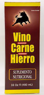 VINO DE CARNE HIERRO 16oz /12 exp 10/27