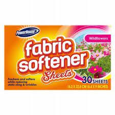 POWER HOUSE DRYER SHEETS WILDFLOWERS 30ct /12
