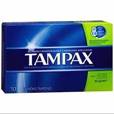 TAMPAX SUPER 10-PK ( GREEN )