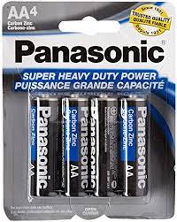 PANASONIC BATTERY AA X 4pk /60