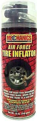 AIR FORCE TIRE INFLATOR W/HOSE 15oz /12