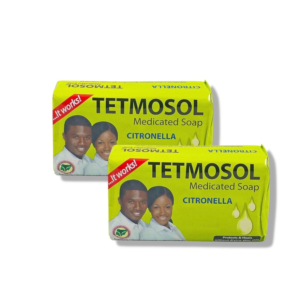 TETMOSOL SOAP CITRONELLA GREEN 120gm /48